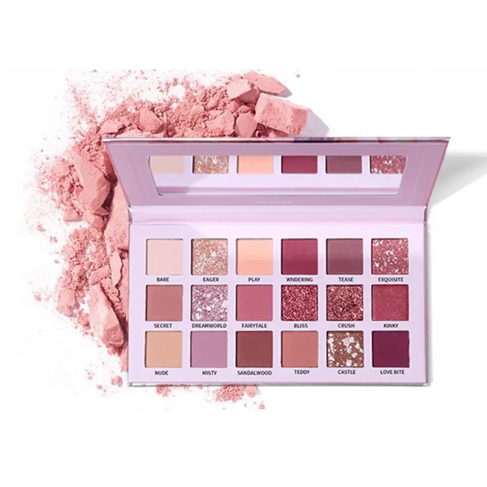 18g Eyeshadow Practical 18 Color Glitter Eye Shadow Plate Non-irritating Multicolor Makeup Eye Shadow
18g Eyeshadow Practical 18 Color Glitter Eye Shadow Plate Non-irritating Multicolor Makeup Eye Shadow