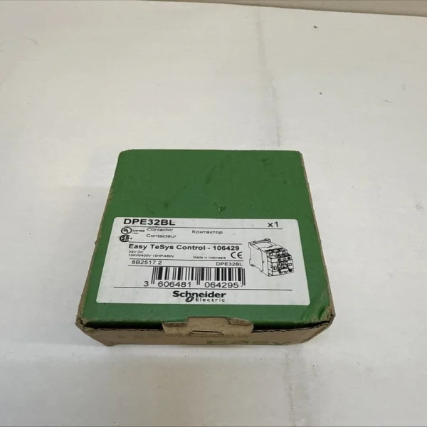 Dpe32bl - Контактор Iec, Easy Tesys Dpe, без обратного хода, 32a, 3p, 15hp Совершенно новый оригинальный точечный ПЛК
Dpe32bl - Контактор Iec, Easy Tesys Dpe, без обратного хода, 32a, 3p, 15hp Совершенно новый оригинальный точечный ПЛК