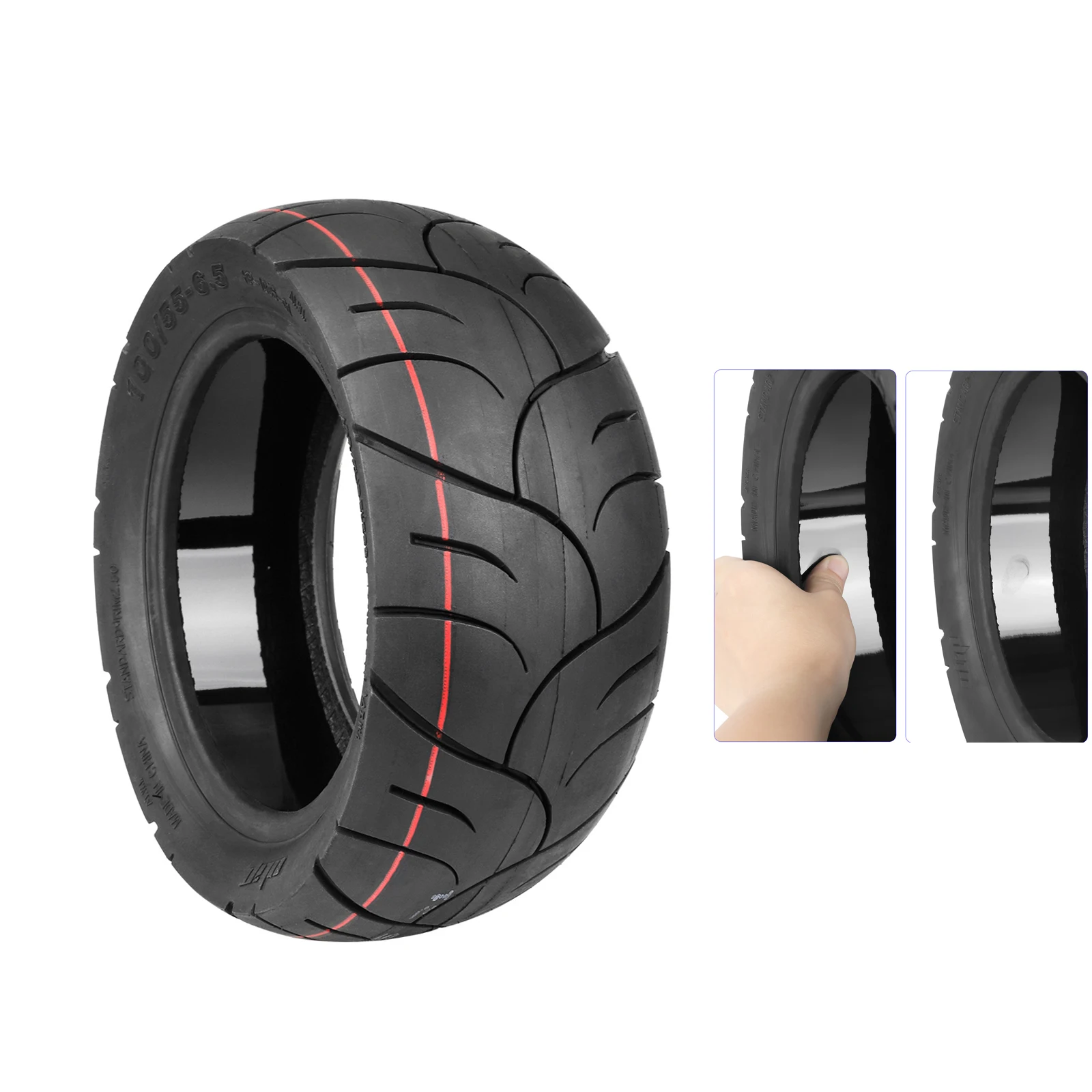 Ulip 11Inch 100/55-6.5 Self-repairing Tubeless Tire City-Road For Dualtron Ultra2 Thunder II Kaabo Wolf Warrior Scooter Tyre
Ulip 11Inch 100/55-6.5 Self-repairing Tubeless Tire City-Road For Dualtron Ultra2 Thunder II Kaabo Wolf Warrior Scooter Tyre