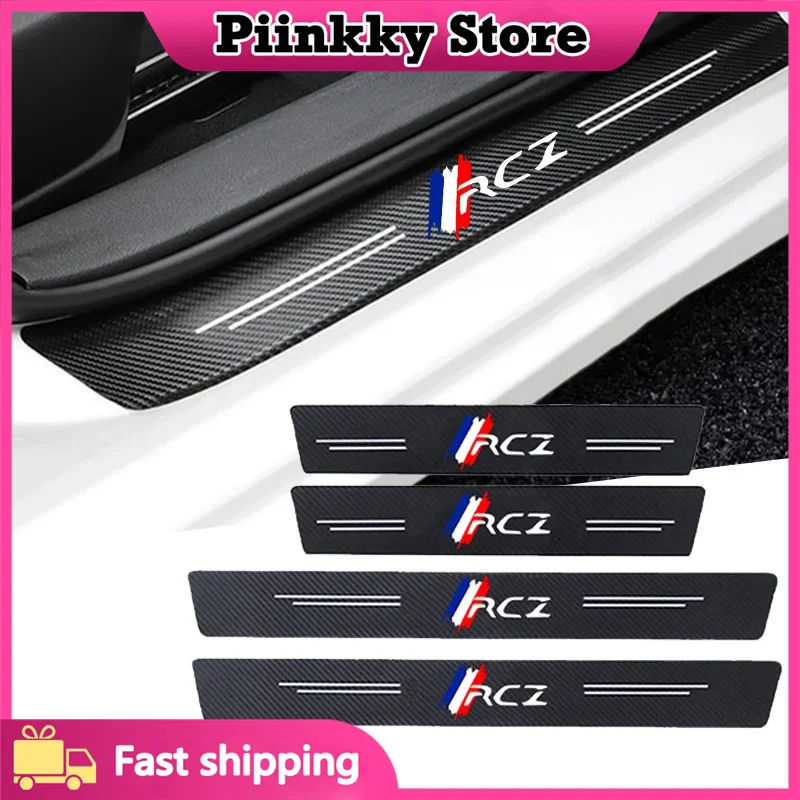 Car Accessories For RCZ Logo Carbon Fiber Door Threshold Sill Scuff Plate Decals Strip Protector Stickers Pedal Guards
Car Accessories For RCZ Logo Carbon Fiber Door Threshold Sill Scuff Plate Decals Strip Protector Stickers Pedal Guards