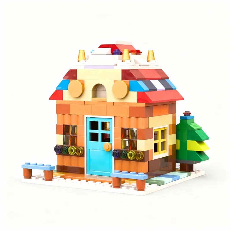 252PCS MOC Street View Gingerbread House Model Custom Building Blocks Architecture DIY Assembly Display Gift Collectible Set Set
252PCS MOC Street View Gingerbread House Model Custom Building Blocks Architecture DIY Assembly Display Gift Collectible Set Set