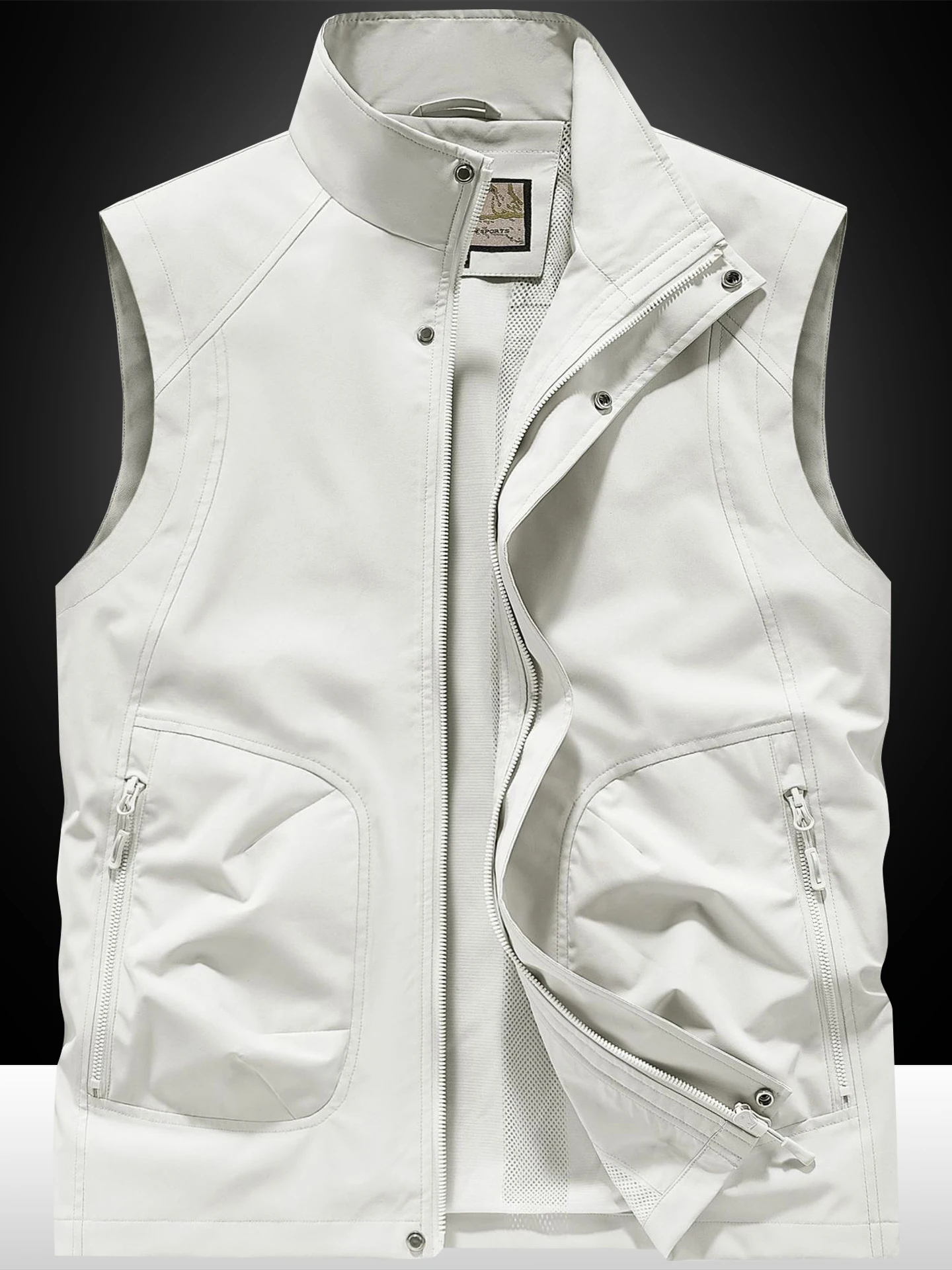 Мужской ветрозащитный свободный повседневный жилет для активного отдыха с цветным воротником, из полиэстера, нейлона и синтетического волокна
Мужской ветрозащитный свободный повседневный жилет для активного отдыха с цветным воротником, из полиэстера, нейлона и синтетического волокна