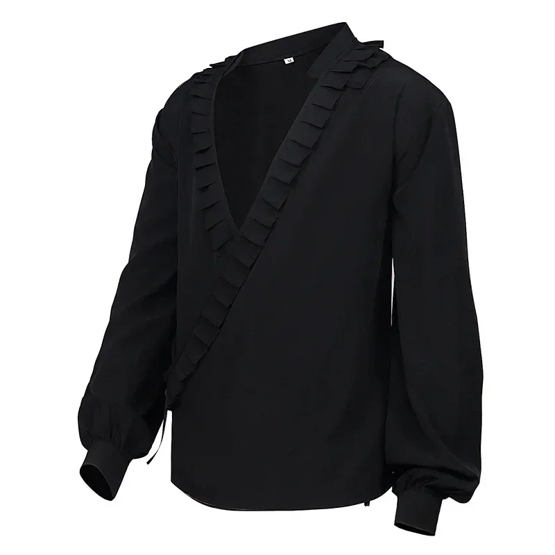 Men's Beveled Shirt Steampunk Victorian Top Medieval Clothing for Cosplay Halloween Party
Men's Beveled Shirt Steampunk Victorian Top Medieval Clothing for Cosplay Halloween Party