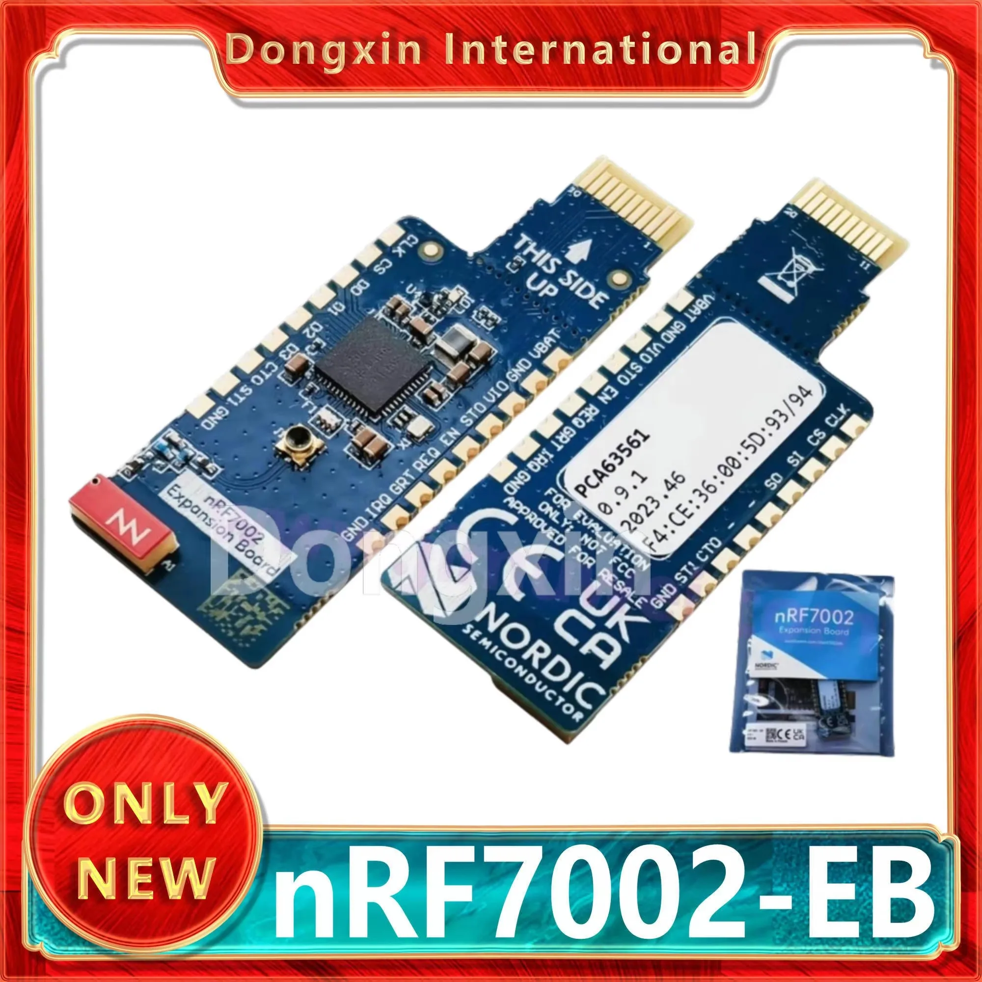 NRF7002-EB Плата расширения Nordic NRF7002 Макетная плата Thingy: плагинная плата 53wi-fi6
NRF7002-EB Плата расширения Nordic NRF7002 Макетная плата Thingy: плагинная плата 53wi-fi6