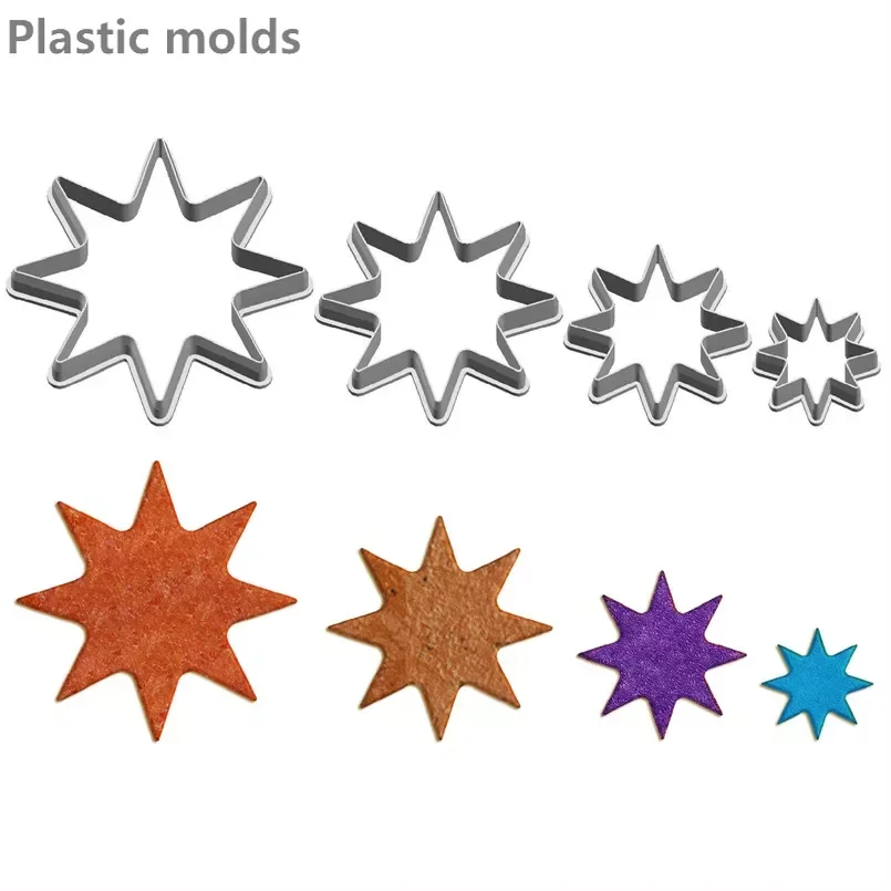 Four Specifications Cartoon Natural Geometry,Eight Pointed Star,Plastic Molds,Cake Fondant Tools,Cookie Sushi and Fruits Cutters
Four Specifications Cartoon Natural Geometry,Eight Pointed Star,Plastic Molds,Cake Fondant Tools,Cookie Sushi and Fruits Cutters