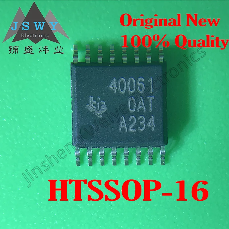 (1/5 Pieces) TPS40061PWPR TPS40061 40061 HTSSOP-16 DC-DC Control Chip 100% Brand New and Original IC Electronics Free Shipping!
(1/5 Pieces) TPS40061PWPR TPS40061 40061 HTSSOP-16 DC-DC Control Chip 100% Brand New and Original IC Electronics Free Shipping!
