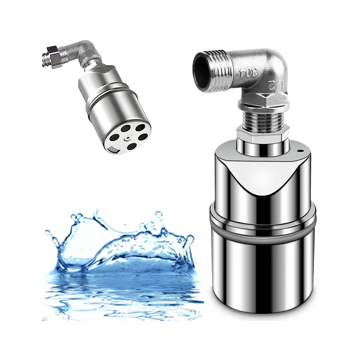 Stainless Steel Water Level Control Float Valve for Tank, 3/4 Inch Float Ball Valve, Suitable for Water Tanks, Pond C
Stainless Steel Water Level Control Float Valve for Tank, 3/4 Inch Float Ball Valve, Suitable for Water Tanks, Pond C