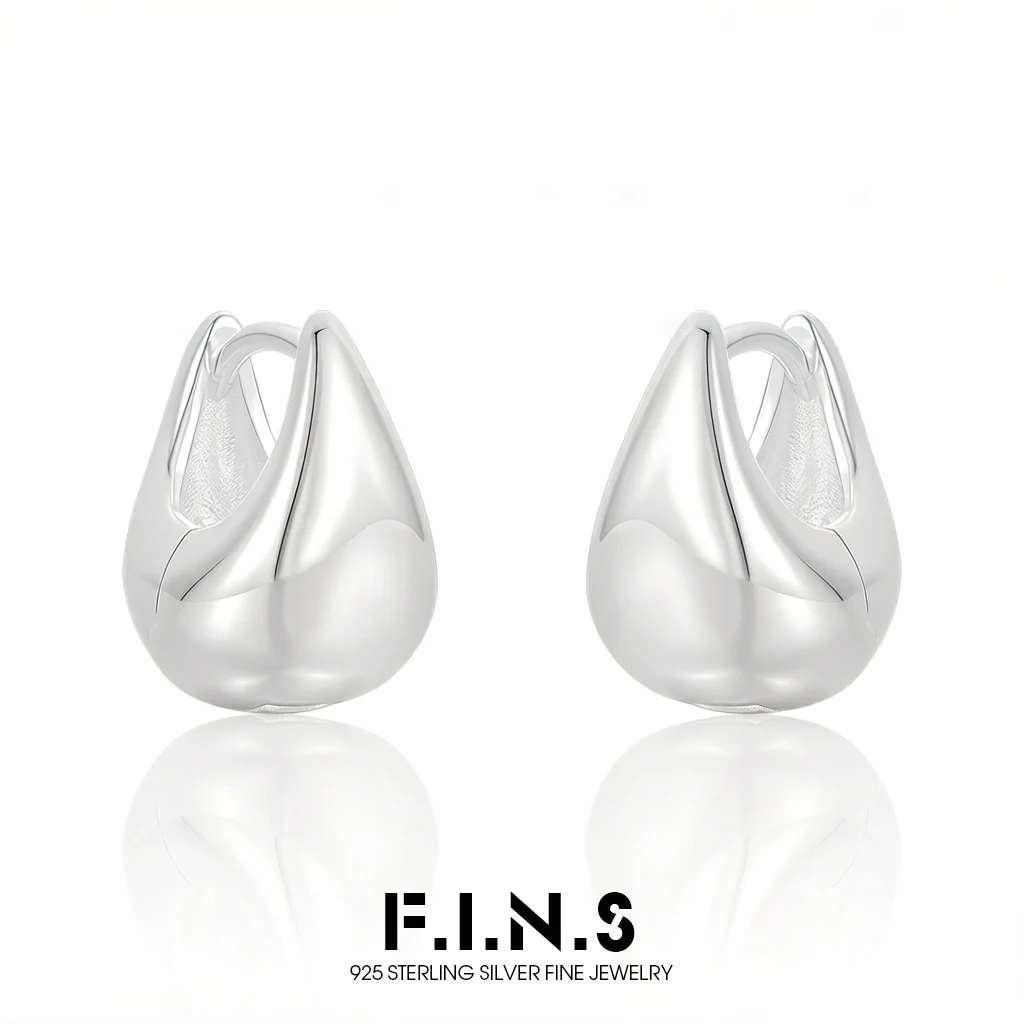 F.I.N.S Waterdrop U-Shaped S925 Sterling Silver Earrings Minimalist Smooth Geometric Piercing Ear Buckles Fine Jewelry Accessory
F.I.N.S Waterdrop U-Shaped S925 Sterling Silver Earrings Minimalist Smooth Geometric Piercing Ear Buckles Fine Jewelry Accessory