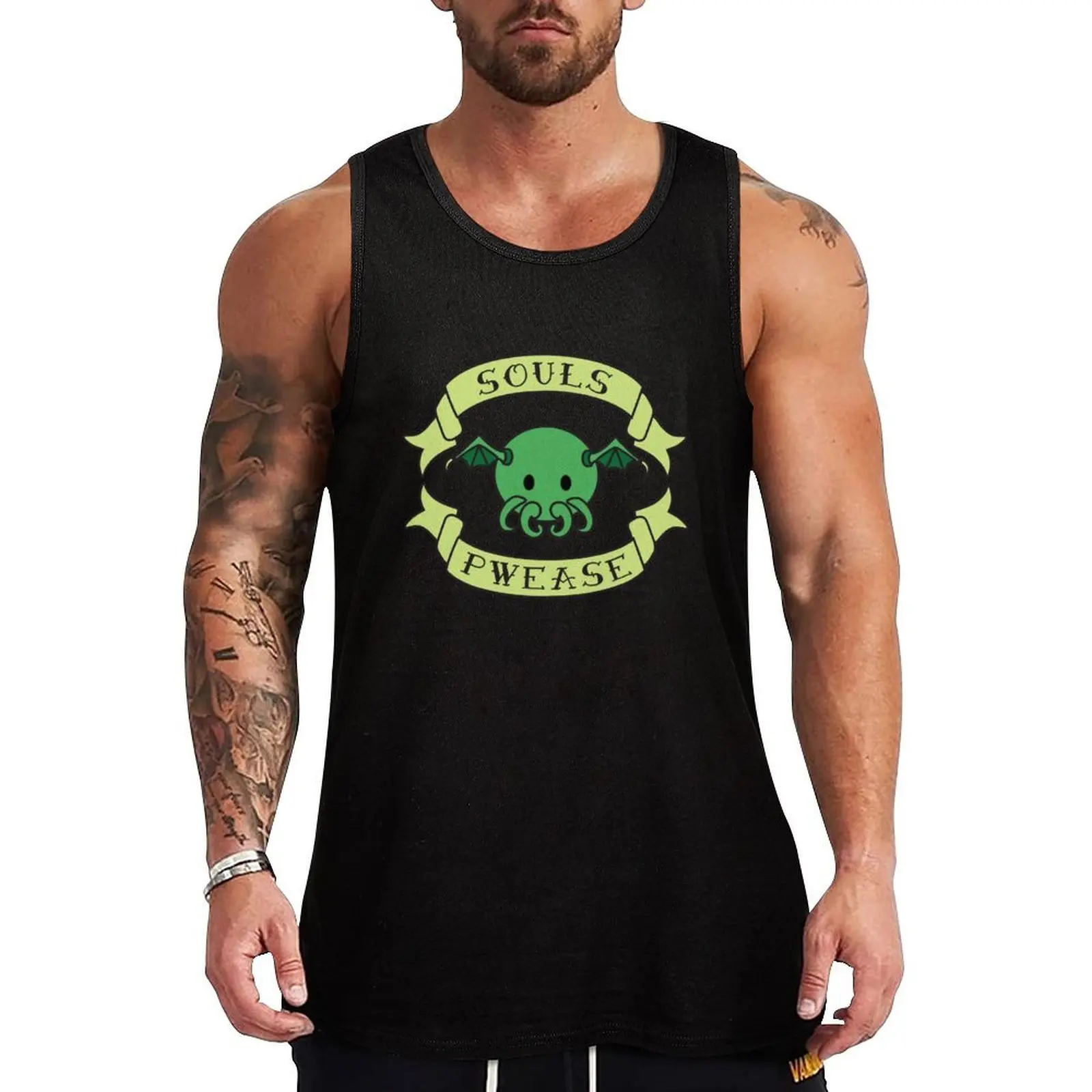 Cute Baby Chibi Adorable Cthulhu - Souls Pwease - Lovecraft Design Tank Top Sleeveless Workout Tank Top Muscle Fit Gym Shirt
Cute Baby Chibi Adorable Cthulhu - Souls Pwease - Lovecraft Design Tank Top Sleeveless Workout Tank Top Muscle Fit Gym Shirt