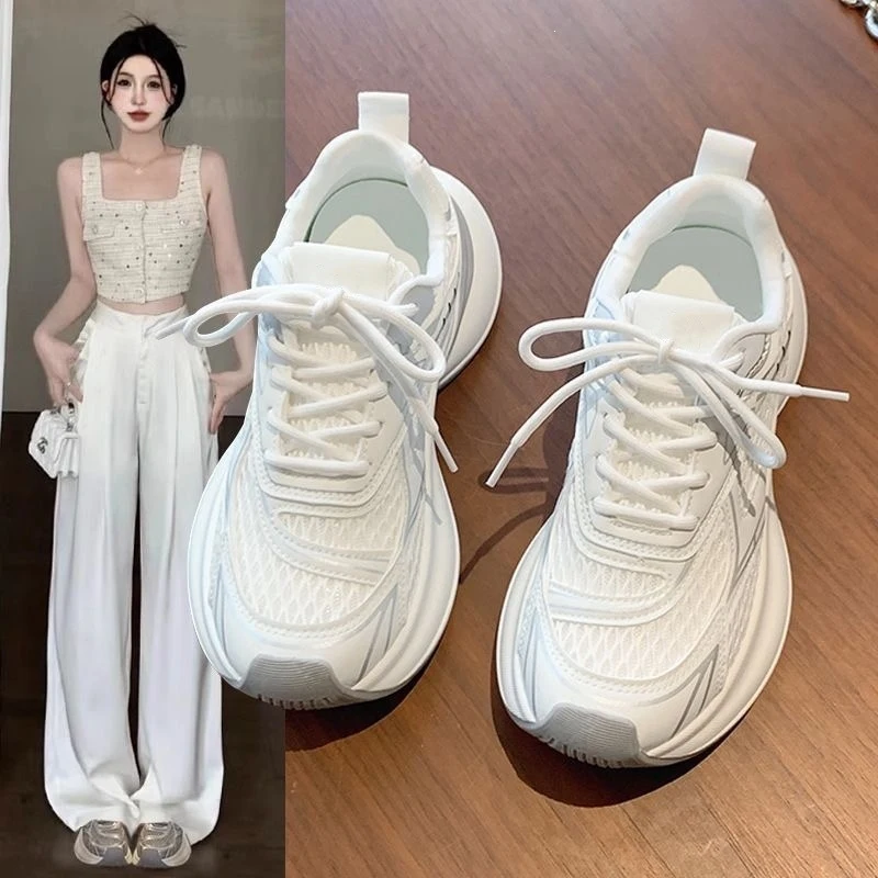 Women 2026 Spring Summer Breathable Mesh Running Shoes Lightweight Thick Sole Casual Sneakers Comfortable Walking Sneakers
Women 2026 Spring Summer Breathable Mesh Running Shoes Lightweight Thick Sole Casual Sneakers Comfortable Walking Sneakers