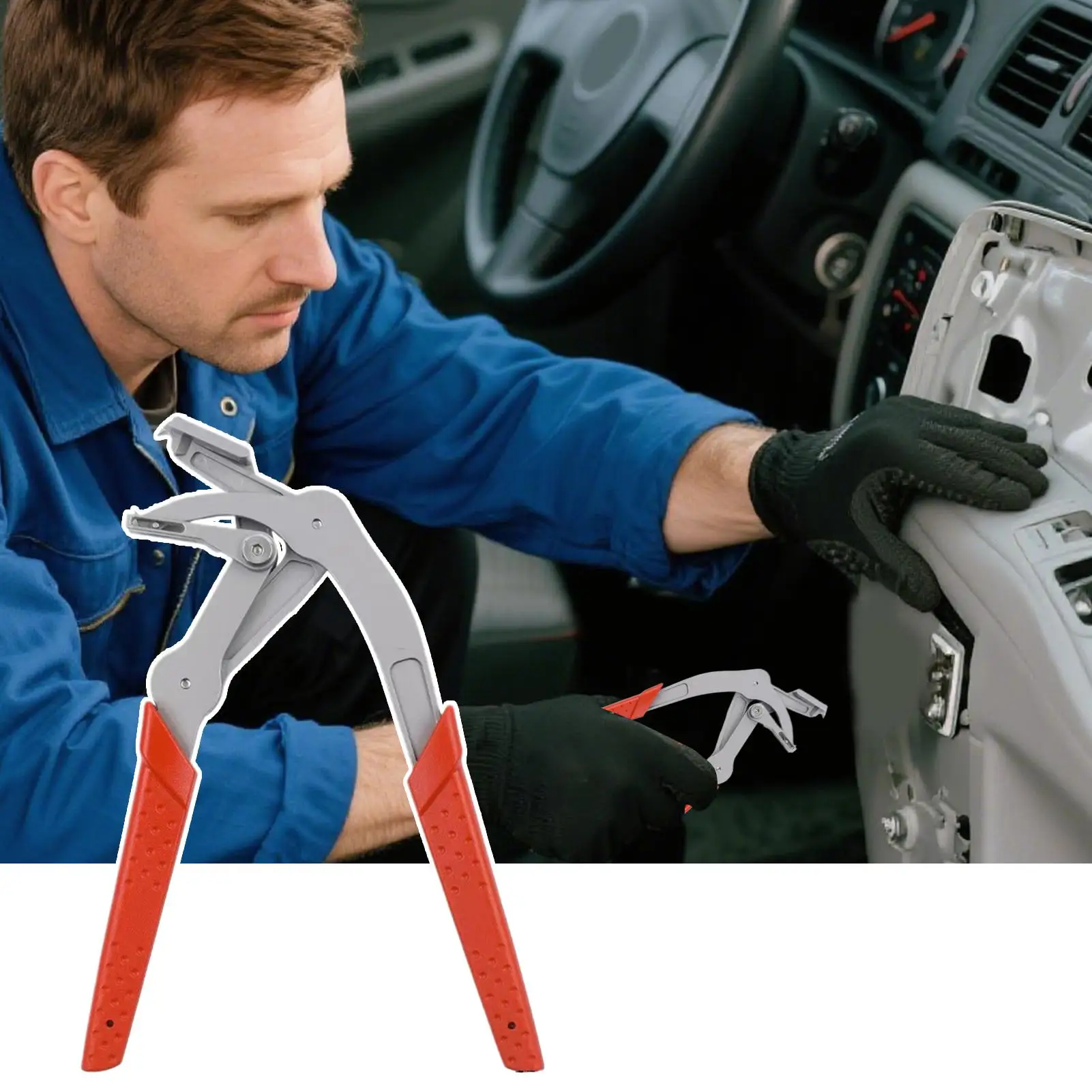 Clip Removal Pliers Ergonomic Automotive Disassembly Repair Pliers Trim Tools Automotive Removal for Detailers DIY Owners Door
Clip Removal Pliers Ergonomic Automotive Disassembly Repair Pliers Trim Tools Automotive Removal for Detailers DIY Owners Door