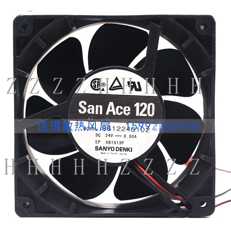 Z 1pcs Sanyo 9G1224G102 12038 24V 0.50A cooling fan
Z 1pcs Sanyo 9G1224G102 12038 24V 0.50A cooling fan