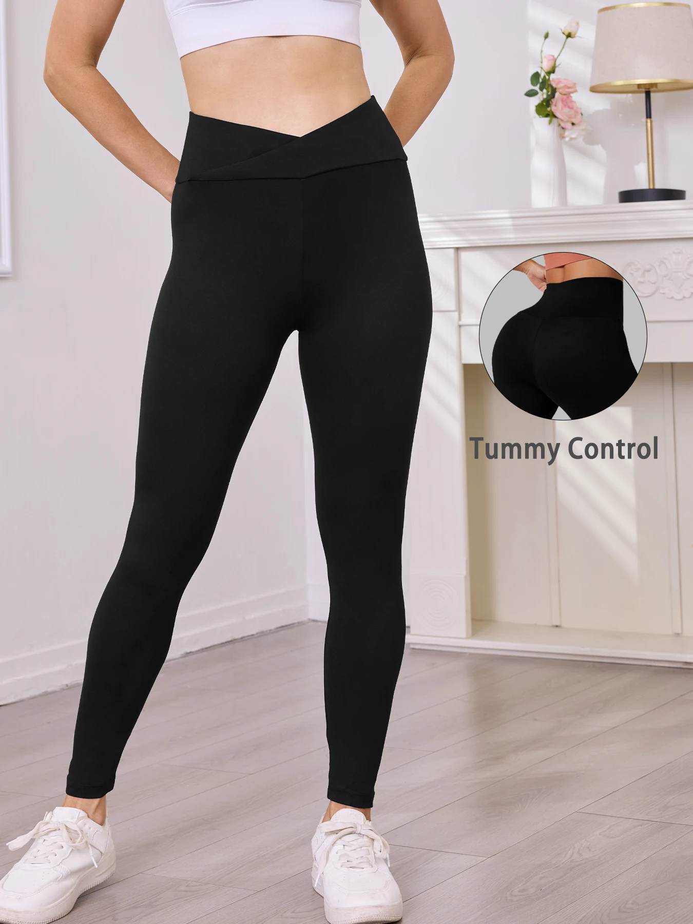 Womens Super Soft Crossover High Waisted Leggings Tummy Control for Workout Yoga Running Casual
Womens Super Soft Crossover High Waisted Leggings Tummy Control for Workout Yoga Running Casual