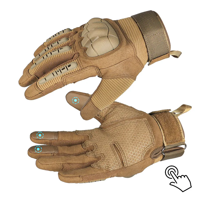 Men's Tactical Gloves Pro Sports Gloves Touch Screen Outdoor Hunting Hiking Combat Airsoft Full Finger Shooting Gloves Women 
Men's Tactical Gloves Pro Sports Gloves Touch Screen Outdoor Hunting Hiking Combat Airsoft Full Finger Shooting Gloves Women