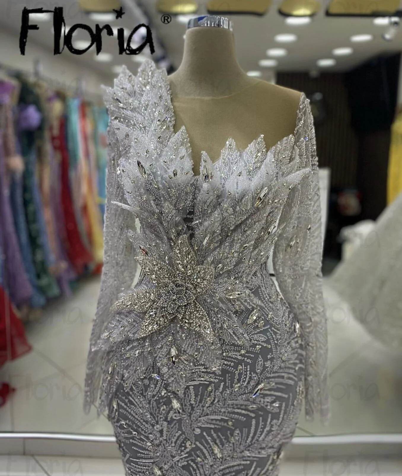 Sparkly Leaves Gray Evening Dresses Long Sleeve Mermaid Wedding Party Gowns Women 2024 Bespoke Occasion Dresses Prom Dresses
Sparkly Leaves Gray Evening Dresses Long Sleeve Mermaid Wedding Party Gowns Women 2024 Bespoke Occasion Dresses Prom Dresses