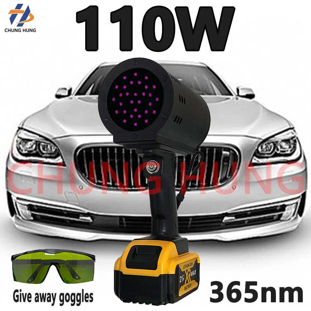 110W UV automotive inspection flashlight for body engineering, suitable for defect detection and putty repair inspection
110W UV automotive inspection flashlight for body engineering, suitable for defect detection and putty repair inspection