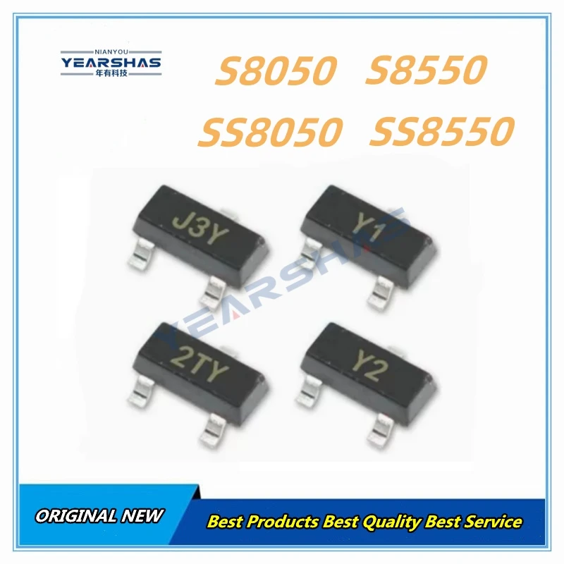 3000 шт. J3Y 2TY Y1 Y2 Y11 S8050 S8550 SS8050 SS8550 M8050 SOT23 500 мА 0,5 А 1,5 А 25 В NPN PNP MMBT 8050 8550 SMD транзистор
3000 шт. J3Y 2TY Y1 Y2 Y11 S8050 S8550 SS8050 SS8550 M8050 SOT23 500 мА 0,5 А 1,5 А 25 В NPN PNP MMBT 8050 8550 SMD транзистор