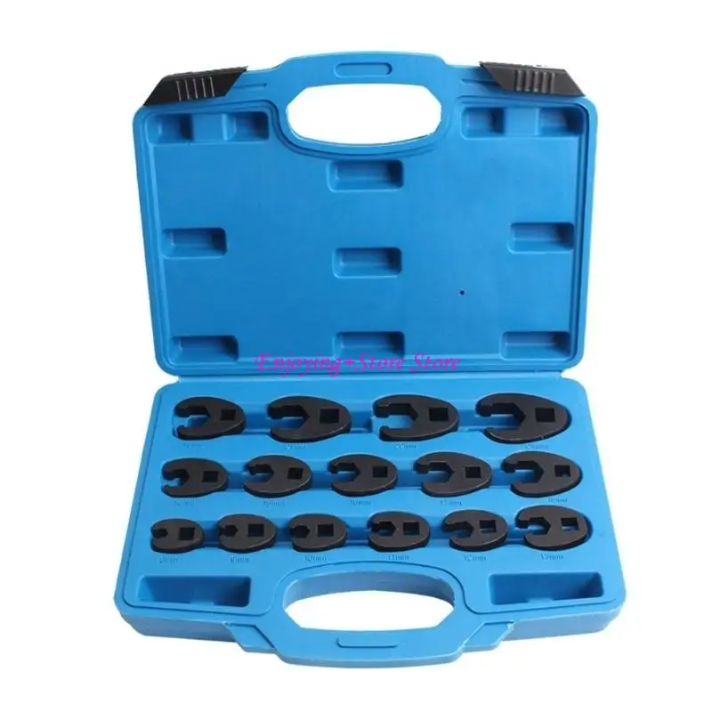 G6DA Mechanic Crowfoot Spanner Wrench Set, 15 Size from 8mm to 24mm, for Machine Work
G6DA Mechanic Crowfoot Spanner Wrench Set, 15 Size from 8mm to 24mm, for Machine Work