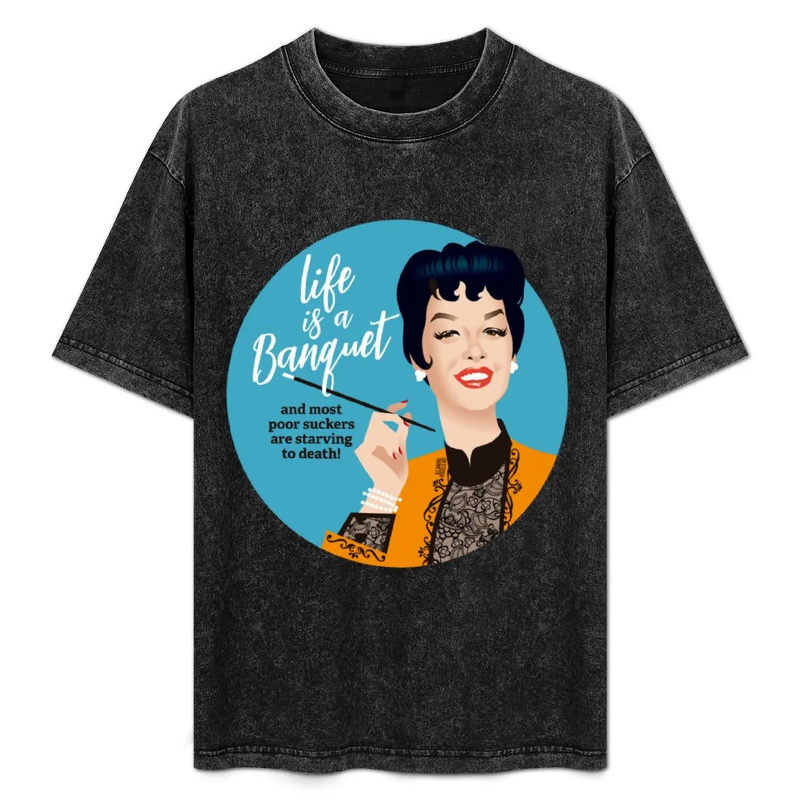 Banquet T-Shirt Large Size Casual Short Sleeve Top
Banquet T-Shirt Large Size Casual Short Sleeve Top