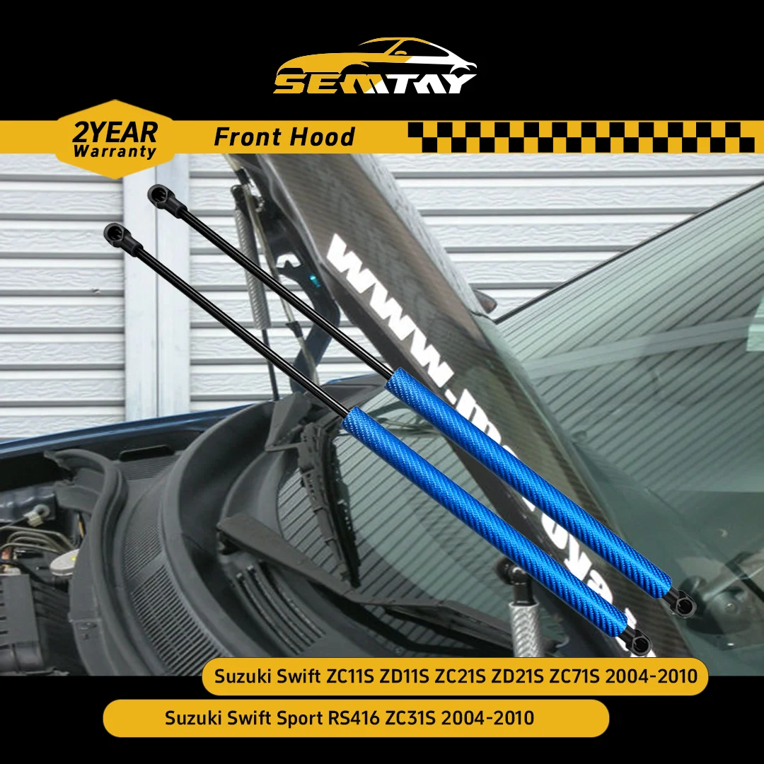 SEMTAY Hood Struts for Swift ZC11S ZD11S ZC21S /Swift Sport RS416 ZC31S 2004-2010 Bonnet Lift Support Spring Shocks Damper
SEMTAY Hood Struts for Swift ZC11S ZD11S ZC21S /Swift Sport RS416 ZC31S 2004-2010 Bonnet Lift Support Spring Shocks Damper