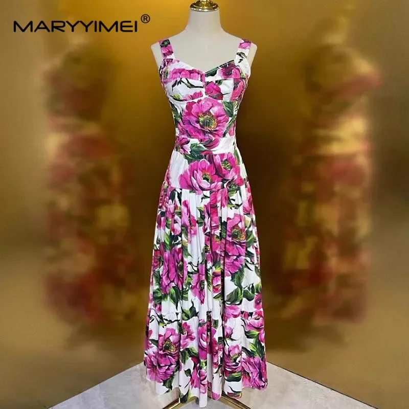 MARYYIMEI Fashion Women's Suit Spaghetti Strap Backless Tops+Big Swing skirt Print Cotton Daily Basic Vacation Style 2 piece set
MARYYIMEI Fashion Women's Suit Spaghetti Strap Backless Tops+Big Swing skirt Print Cotton Daily Basic Vacation Style 2 piece set