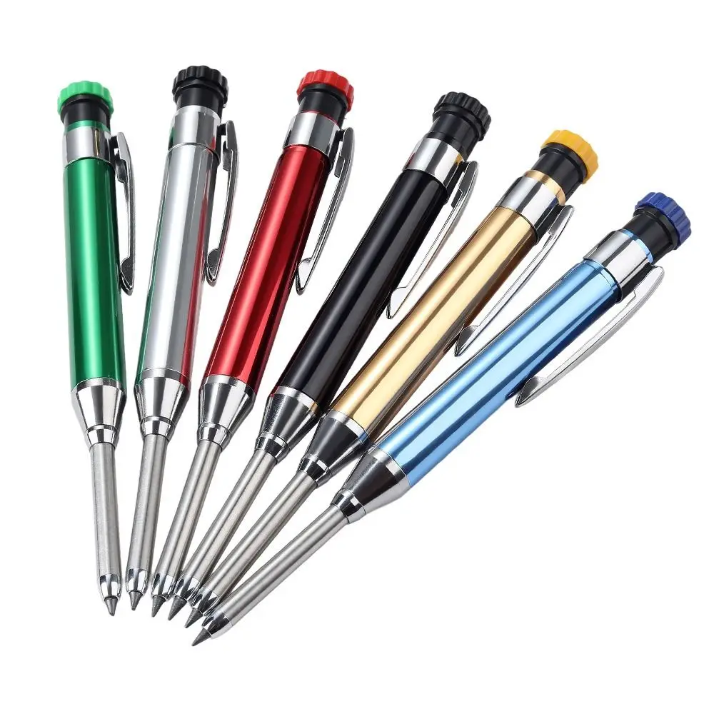 All Metal Deep Hole Marking Pencil Built-in Sharpener 2.8mm Woodworking Pencil Deep Hole Marking Long Head Mechanical Pencil
All Metal Deep Hole Marking Pencil Built-in Sharpener 2.8mm Woodworking Pencil Deep Hole Marking Long Head Mechanical Pencil