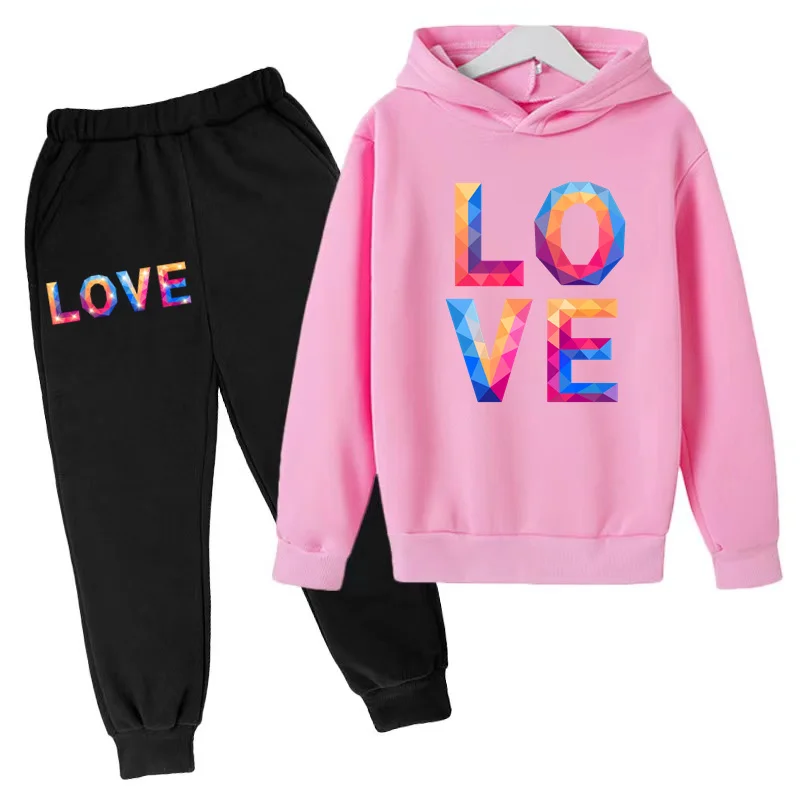 Kids Hoodie I Love You Print 3-12Y Boys Girls Clothing Toddler Clothes Top+ Pants Sports Casual Pretty Girls Sweatshirt Coat Set
Kids Hoodie I Love You Print 3-12Y Boys Girls Clothing Toddler Clothes Top+ Pants Sports Casual Pretty Girls Sweatshirt Coat Set