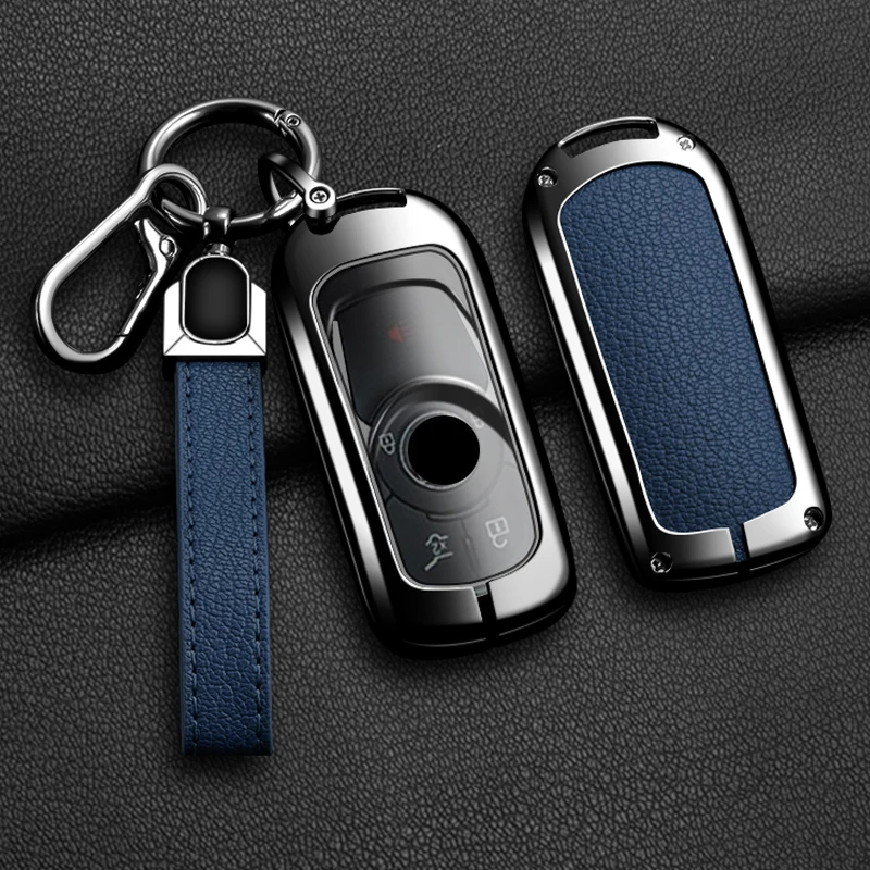 Zinc Alloy Leather Car Key Case Cover Fit for Buick Regal Encore Enclave Envision LaCrosse Protective Keyless Auto Accessories
Zinc Alloy Leather Car Key Case Cover Fit for Buick Regal Encore Enclave Envision LaCrosse Protective Keyless Auto Accessories