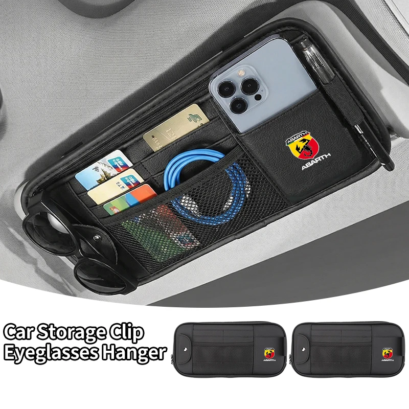 Car Sun Visor Organizer Sunglasses Holder Card Clip Bag Accessories For FIAT 500 Grande Punto Tipo Stilo UNO Astra Bravo Panda F
Car Sun Visor Organizer Sunglasses Holder Card Clip Bag Accessories For FIAT 500 Grande Punto Tipo Stilo UNO Astra Bravo Panda F