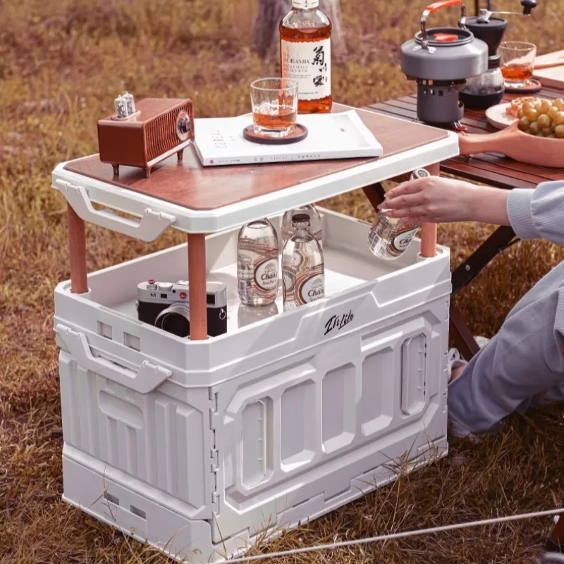 Double-layered Storage Tables Foldable Convenient Vehicle-mounted Camping Tables Multifunctional Outdoor Camping Furnishings
Double-layered Storage Tables Foldable Convenient Vehicle-mounted Camping Tables Multifunctional Outdoor Camping Furnishings