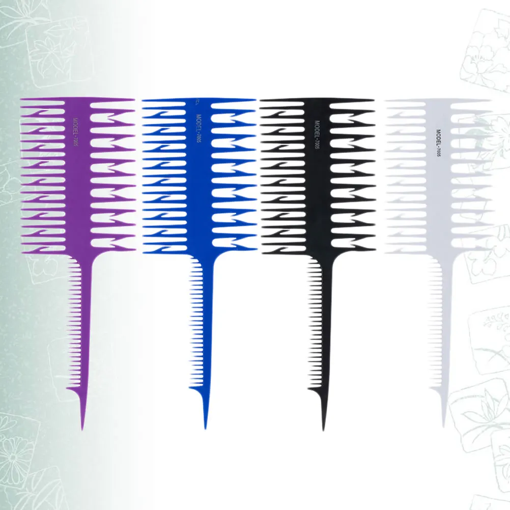 4Pcs Bone Shape Comb Salon Dyeing Coloring Dispensing Brush for Women Girls (Blue+Black+Purple+White)
4Pcs Bone Shape Comb Salon Dyeing Coloring Dispensing Brush for Women Girls (Blue+Black+Purple+White)