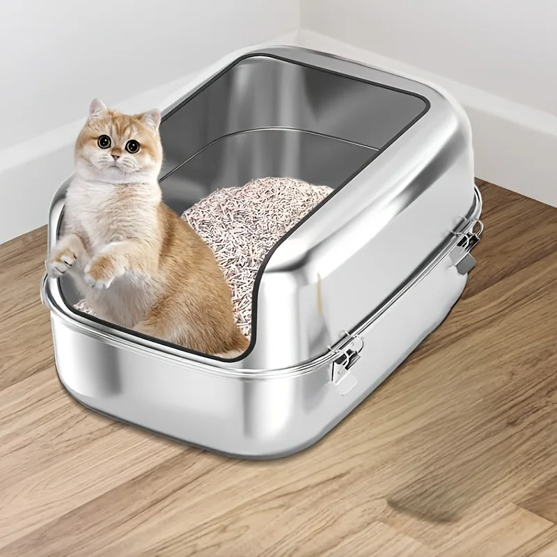 Ящик для кошачьего туалета из нержавеющей стали, расширенный и утолщенный овальный ящик для кошачьего туалета, очень большой ящик для кошачьего туалета из нержавеющей стали, высота
Ящик для кошачьего туалета из нержавеющей стали, расширенный и утолщенный овальный ящик для кошачьего туалета, очень большой ящик для кошачьего туалета из нержавеющей стали, высота