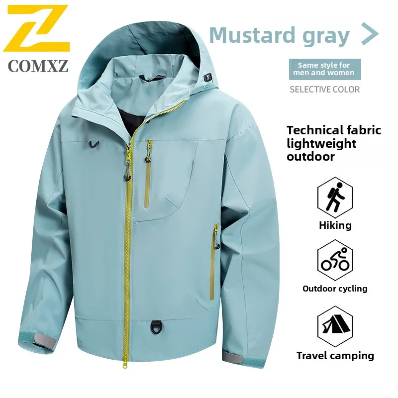 Men Outdoor Hiking Jacket Windproof Waterproof Mountain Style Solid Color Windbreaker for Autumn Hooded Camping Climbing Coat
Men Outdoor Hiking Jacket Windproof Waterproof Mountain Style Solid Color Windbreaker for Autumn Hooded Camping Climbing Coat