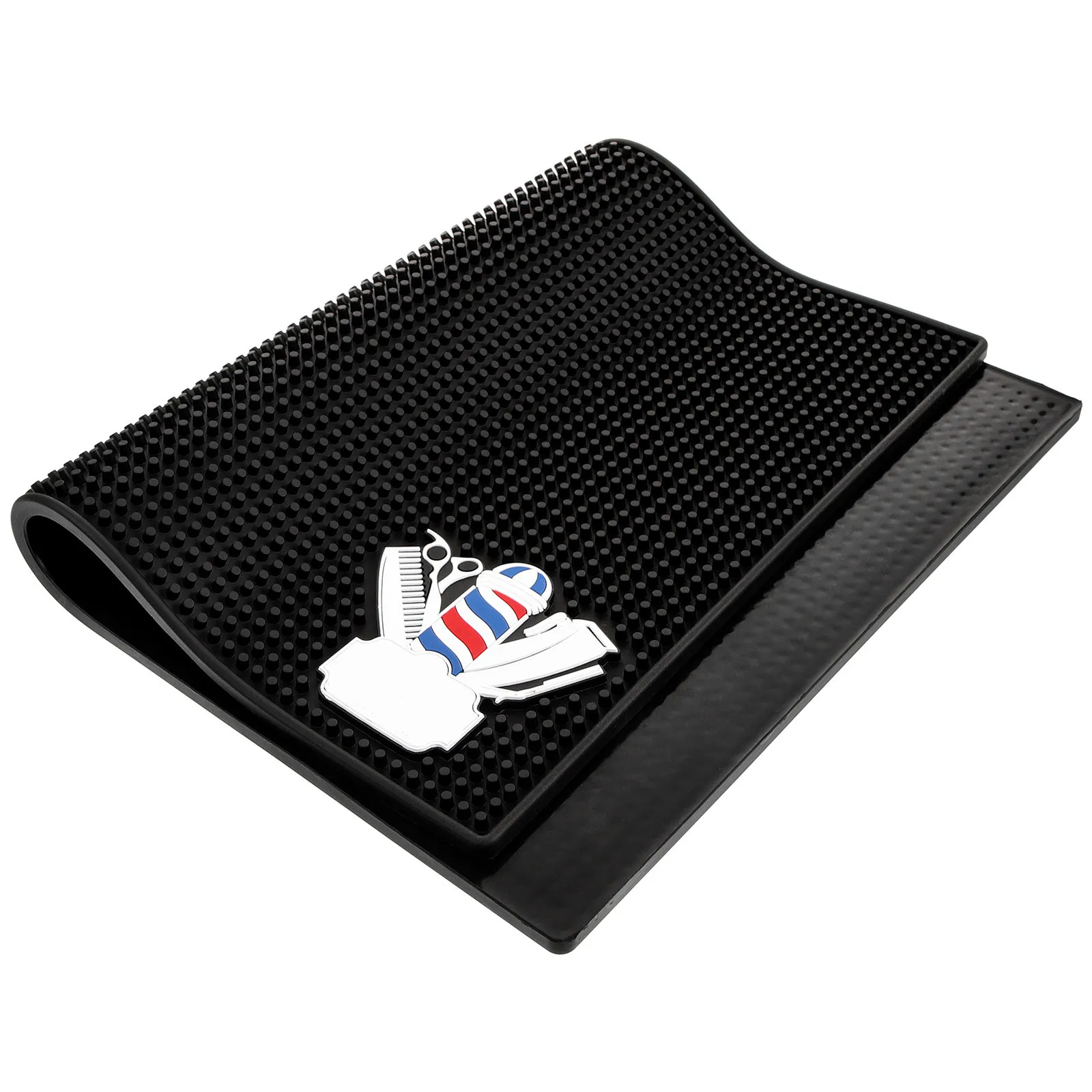 Силиконовый коврик для парикмахерской станции с нескользящим дизайном и выступающими точками, держатель для машинок для стрижки, органайзер для инструментов парикмахера и салона красоты
Силиконовый коврик для парикмахерской станции с нескользящим дизайном и выступающими точками, держатель для машинок для стрижки, органайзер для инструментов парикмахера и салона красоты