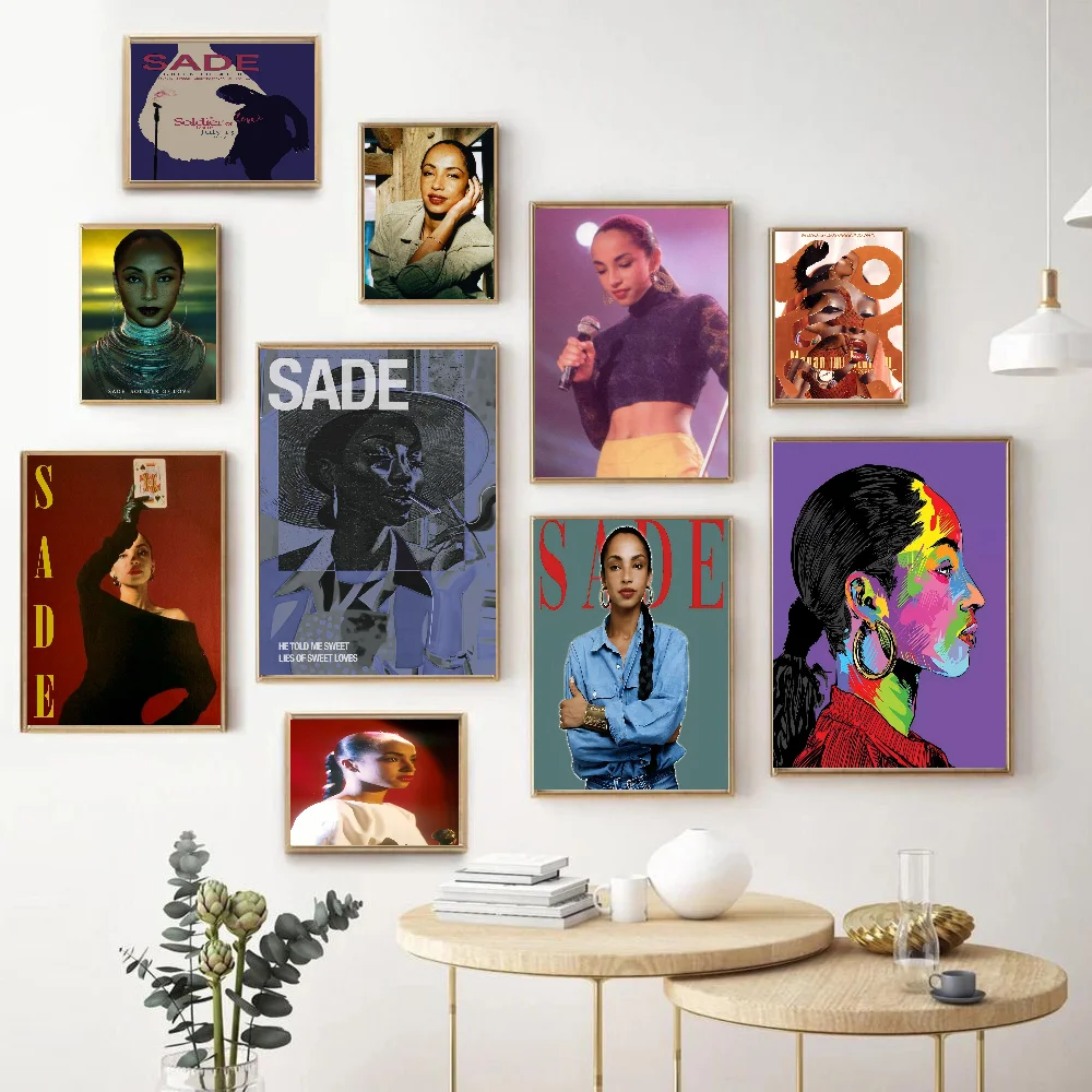 Sade Singer Adu Whitepaper Poster Waterproof Paper Sticker Coffee House Bar Aesthetic Art Wall Painting 
Sade Singer Adu Whitepaper Poster Waterproof Paper Sticker Coffee House Bar Aesthetic Art Wall Painting