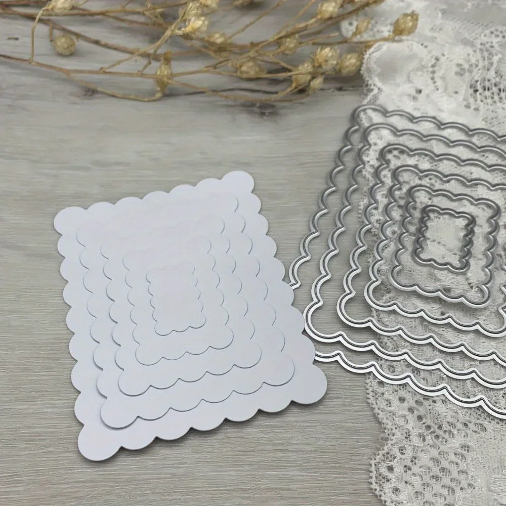 1pcs metal cutting dies cut die mold Wavy rectangle decoration Scrapbook paper craft blade punch stencils dies
1pcs metal cutting dies cut die mold Wavy rectangle decoration Scrapbook paper craft blade punch stencils dies
