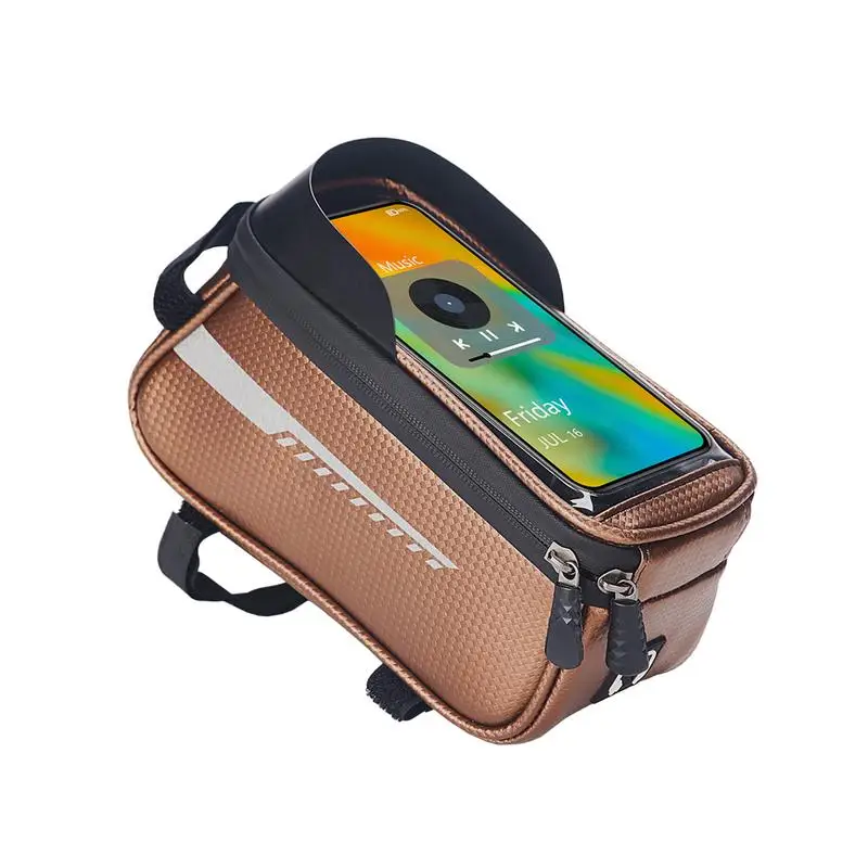 Cycle Front Storage Bag Cycling Front Top Tube Frame Bag Waterproof Scooter Accessories Phone Stand For Foldable Road Mountain C
Cycle Front Storage Bag Cycling Front Top Tube Frame Bag Waterproof Scooter Accessories Phone Stand For Foldable Road Mountain C