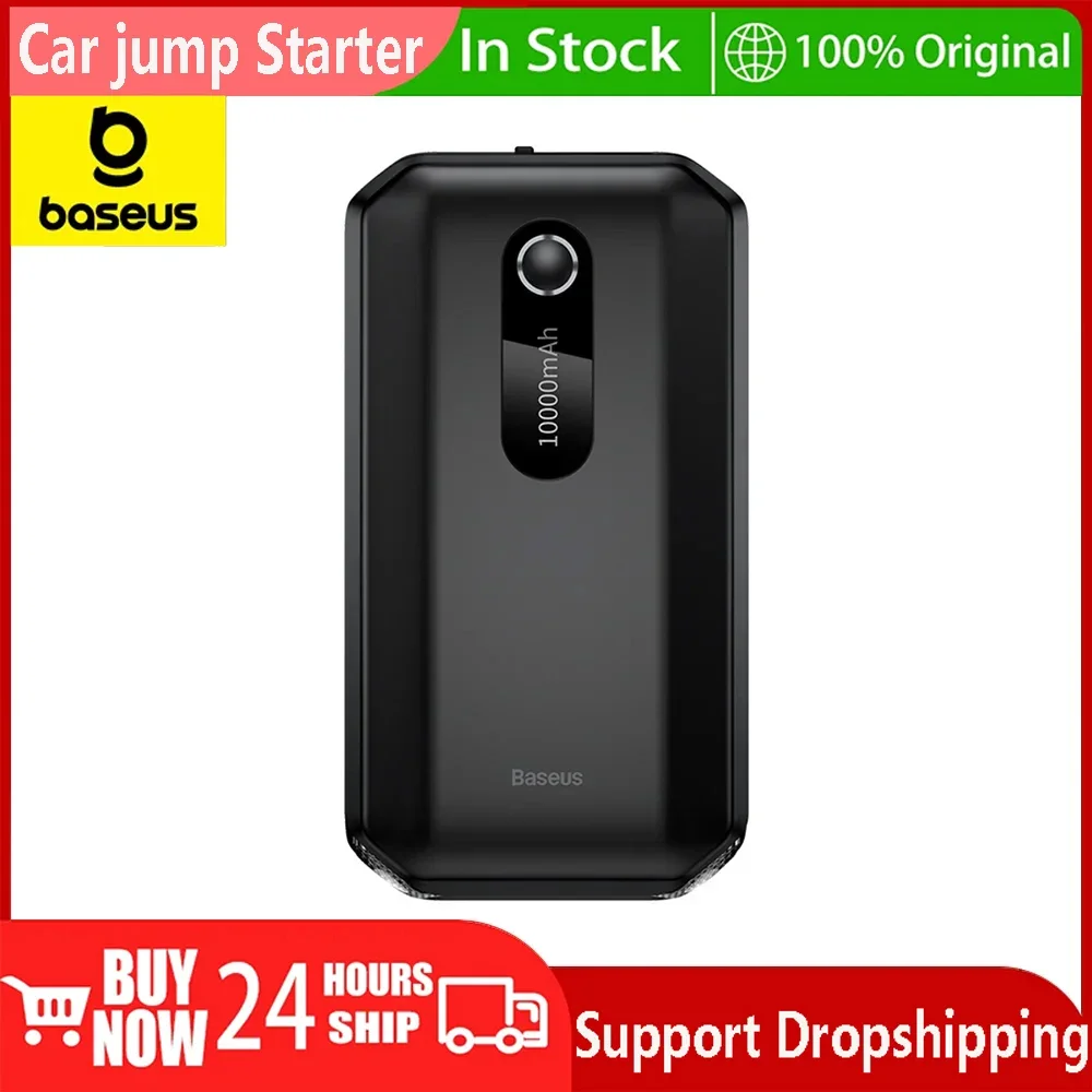 Baseus Car Jump Starter Starting Device 1000A Power Bank 10000mAh Jumpstarter Auto Buster Emergency Booster 12V Car Jump Start
Baseus Car Jump Starter Starting Device 1000A Power Bank 10000mAh Jumpstarter Auto Buster Emergency Booster 12V Car Jump Start