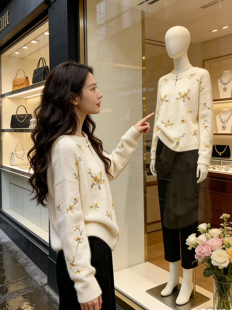 Early Autumn 2025 Lazy Style Small Size Women's Sweater Loose Knitted Top Design Sensation Fashion Elegant Soft Fabric
Early Autumn 2025 Lazy Style Small Size Women's Sweater Loose Knitted Top Design Sensation Fashion Elegant Soft Fabric