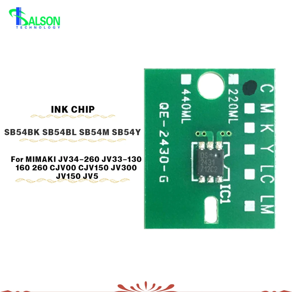 2000ML Compatible SB54 Ink Chip SB54BK SB54M SB54Y for MIMAKI JV34-260 JV33-130 CJV00 Cartridge CJV150 JV300 Printer JV150 JV5
2000ML Compatible SB54 Ink Chip SB54BK SB54M SB54Y for MIMAKI JV34-260 JV33-130 CJV00 Cartridge CJV150 JV300 Printer JV150 JV5