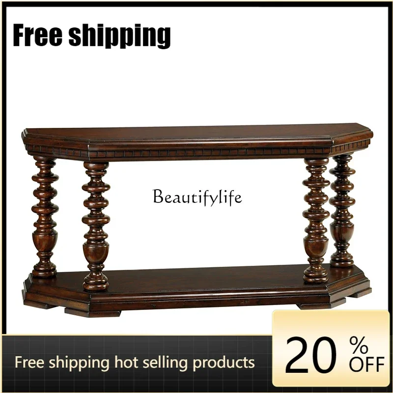 X4 American Country Solid Wood Retro Entrance Cabinet Villa Roman Column Entrance Terrace
X4 American Country Solid Wood Retro Entrance Cabinet Villa Roman Column Entrance Terrace