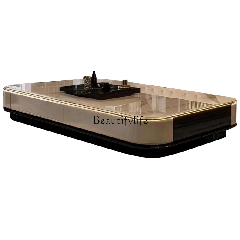 *Light luxury coffee table high-end sense large apartment creative modern microcrystalline stone high-end TV cabinet coffee tabl
*Light luxury coffee table high-end sense large apartment creative modern microcrystalline stone high-end TV cabinet coffee tabl
