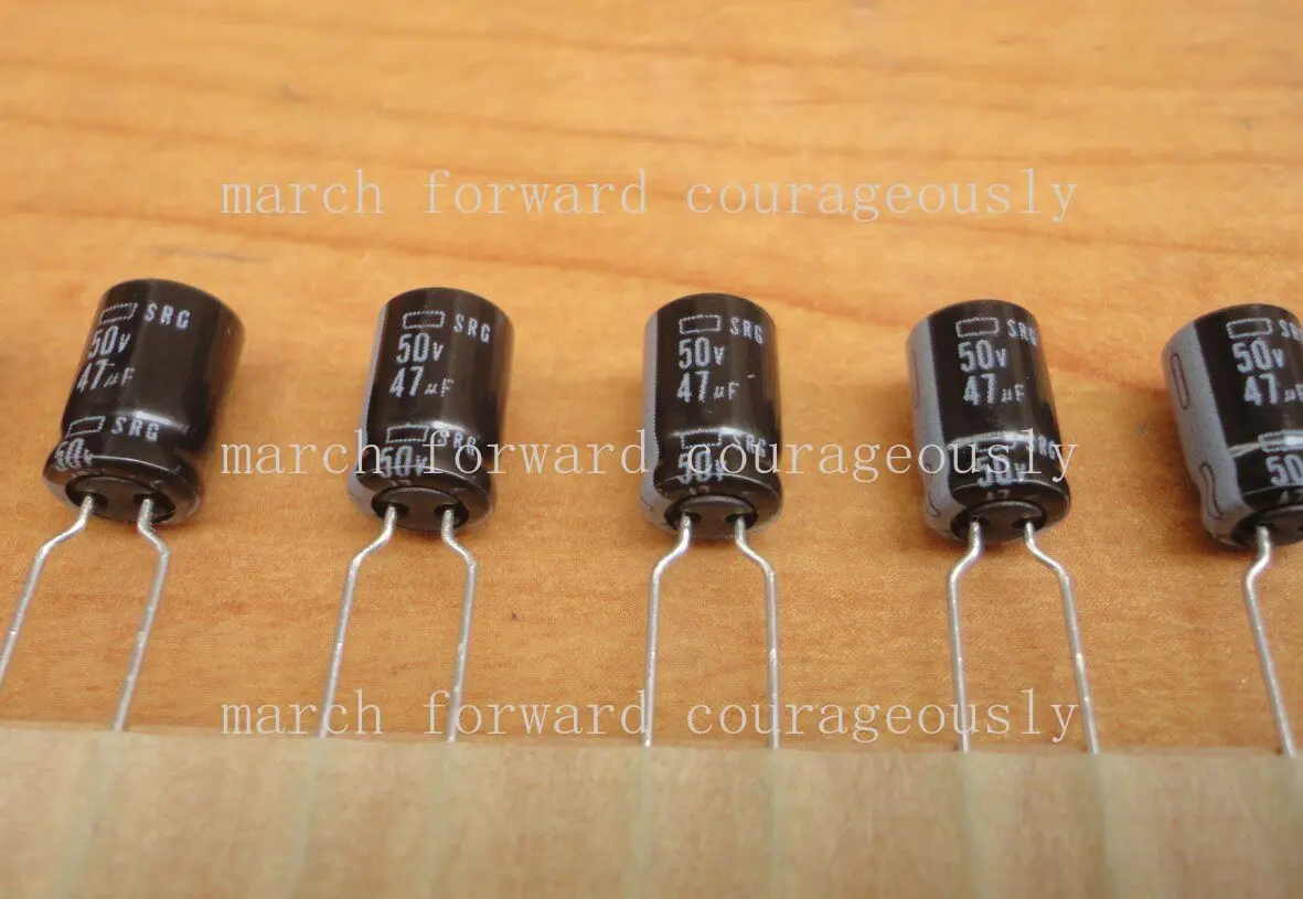 100pcs For Black Condor 50V47UF SRG - low profile, 6*9, 85 degrees
100pcs For Black Condor 50V47UF SRG - low profile, 6*9, 85 degrees