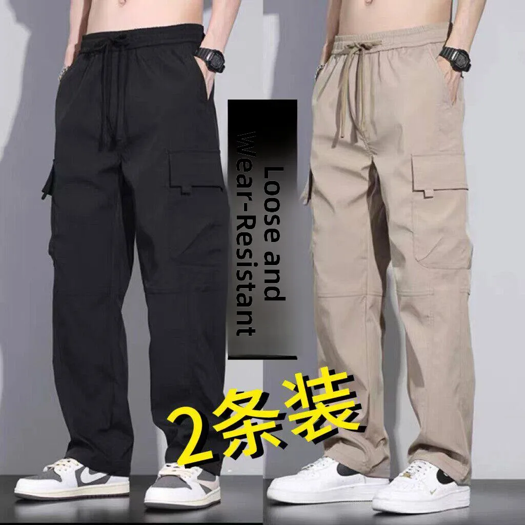 American Style Men's Outdoor Casual Pants Summer Loose Wear Resistant Multi Pocket Workwear Trousers Straight Leg Loose Fit
American Style Men's Outdoor Casual Pants Summer Loose Wear Resistant Multi Pocket Workwear Trousers Straight Leg Loose Fit