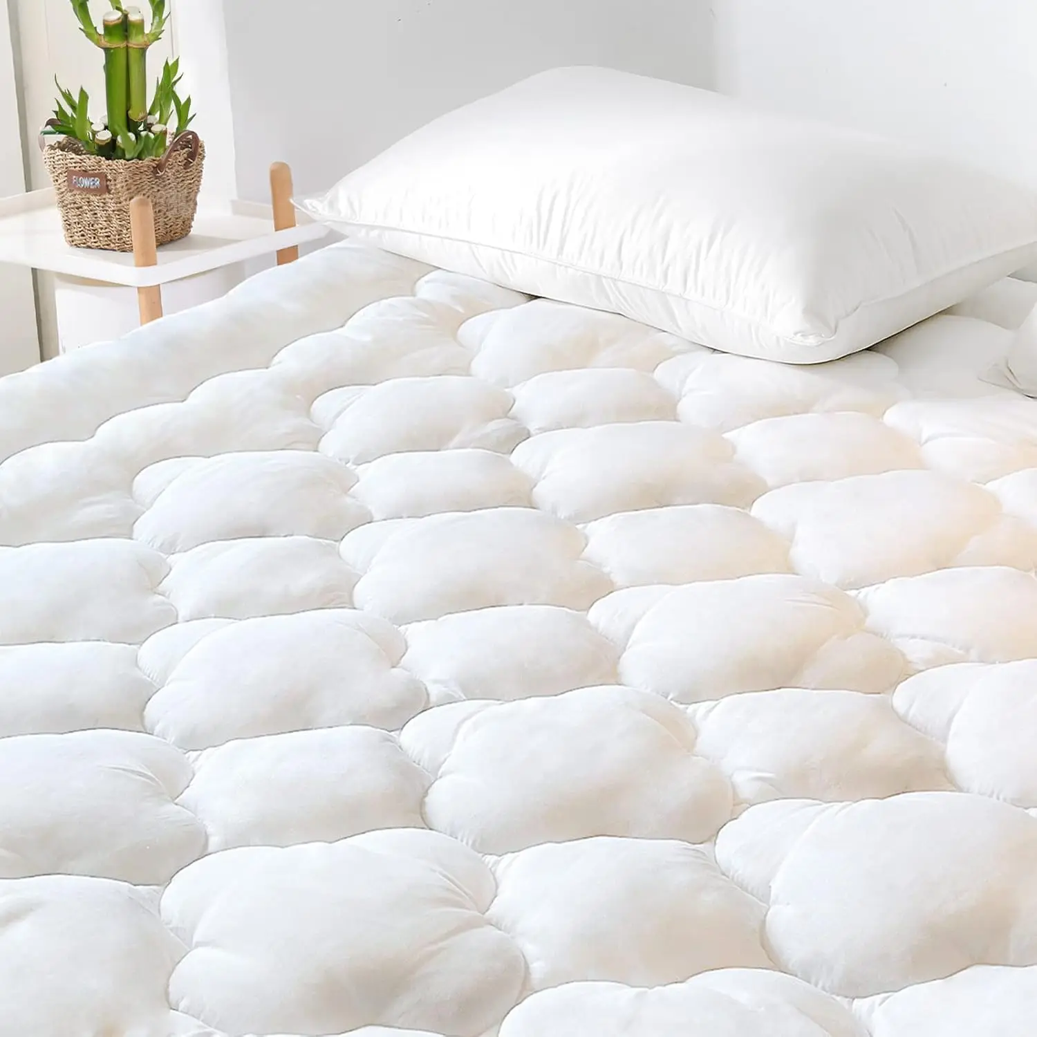 Mattr Pad Cover Rayon From Bamboo Twin Size, Extra Thi Quilted Fitted Mattr Topper With 19 Hes Deep Pocket, Cooling Breathable
Mattr Pad Cover Rayon From Bamboo Twin Size, Extra Thi Quilted Fitted Mattr Topper With 19 Hes Deep Pocket, Cooling Breathable