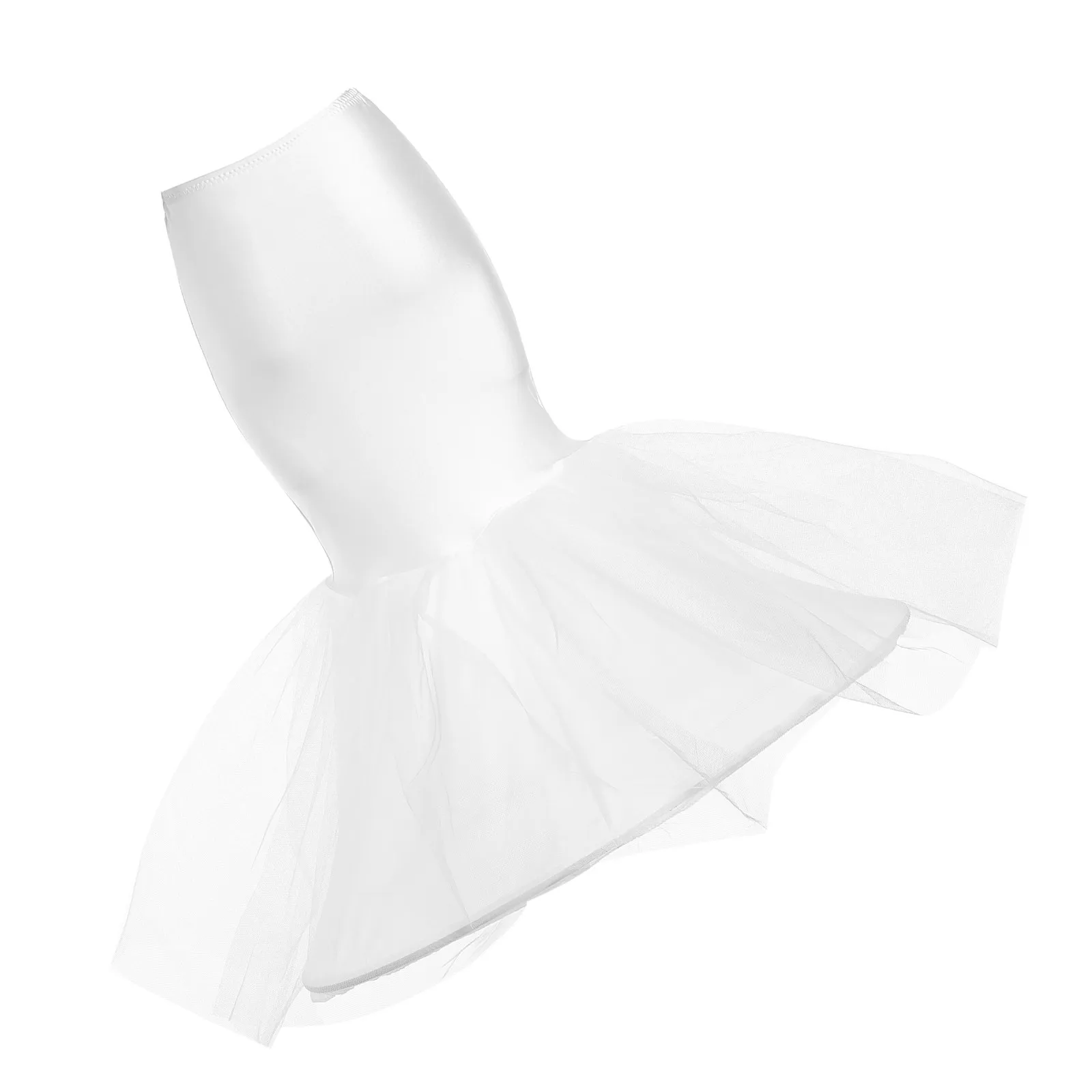 White Mermaid Bridal Petticoat Underskirt Elastic High Waist Lightweight Breathable for Wedding Dress Daily
White Mermaid Bridal Petticoat Underskirt Elastic High Waist Lightweight Breathable for Wedding Dress Daily
