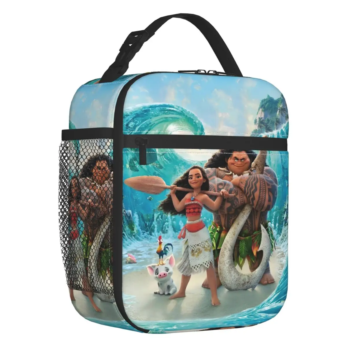 Custom Moana Portable Lunch Boxes Waterproof Movie Fashion Cartoon Film Cooler Thermal Food Insulated Lunch Bag Office Work
Custom Moana Portable Lunch Boxes Waterproof Movie Fashion Cartoon Film Cooler Thermal Food Insulated Lunch Bag Office Work