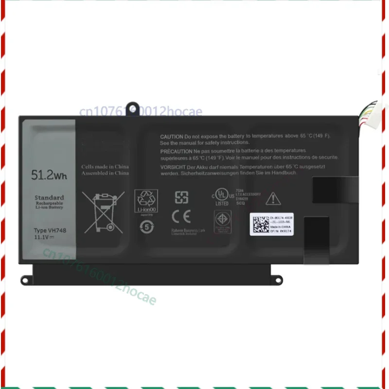 Новый аккумулятор VH748 для Dell Vostro 5470 5480 5460 5480D 5470D DXR10 6PHG8 TWRRK
Новый аккумулятор VH748 для Dell Vostro 5470 5480 5460 5480D 5470D DXR10 6PHG8 TWRRK
