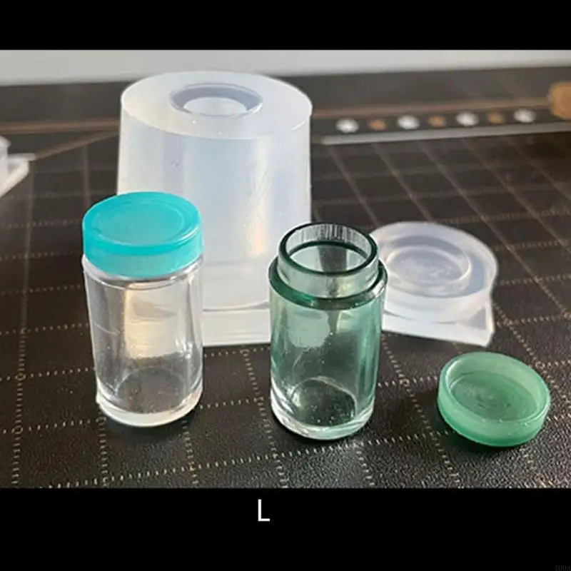 400A 3D Jar Mold Set with Lid Cover Small Cylinder Bottle Silicone Mold for Jewelry
400A 3D Jar Mold Set with Lid Cover Small Cylinder Bottle Silicone Mold for Jewelry