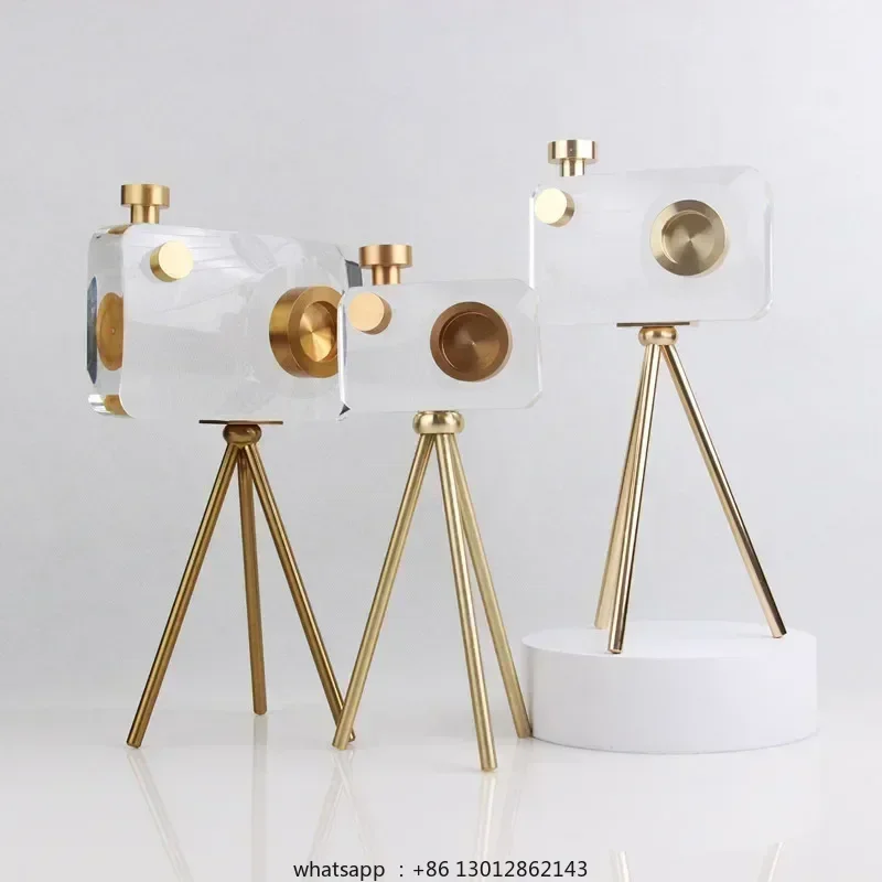 Vintage Crystal Camera Ornament, Glass Binoculars Model, Living Room Wine Cabinet Desktop Decoration, Astronomical Gift
Vintage Crystal Camera Ornament, Glass Binoculars Model, Living Room Wine Cabinet Desktop Decoration, Astronomical Gift